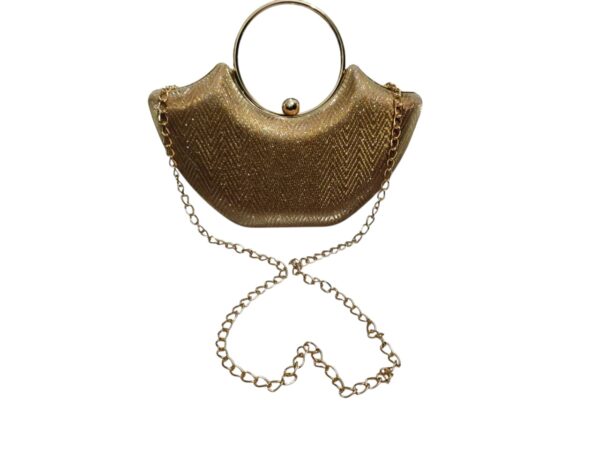 Women's Half Moon Bridal Clutch