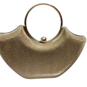 Women's Half Moon Bridal Clutch
